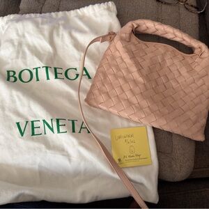 Authentic Bottega Veneta Pink Lotus Mini Hop